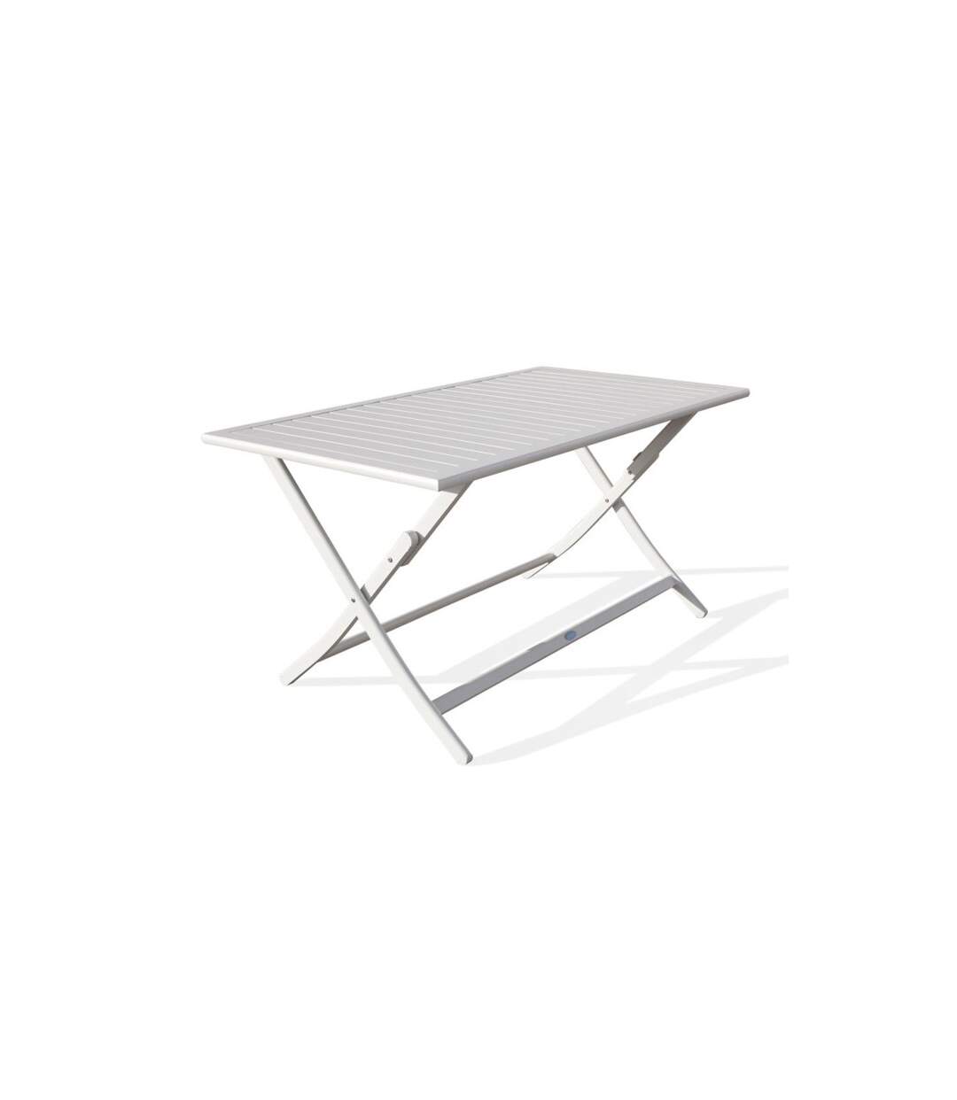 Table de Jardin Pliante Marius 140cm Gris-1