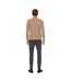 Mens Plaid Slim Chinos Grey Only-1