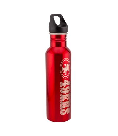 San Francisco 49ers Stainless Steel Water Bottle (Rose Gold) (One Size) - UTTA11795