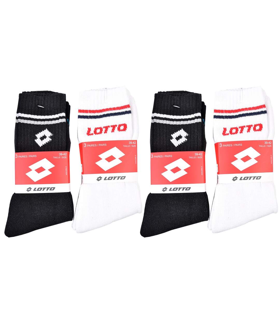 Chaussettes Homme LOTTO Pack de 12 paires TENNIS 5914