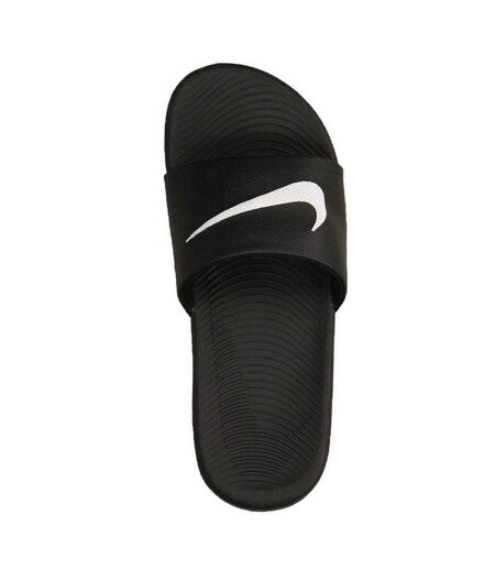 Claquettes Motif/style Swoosh Kawa Enfant Noir Nike