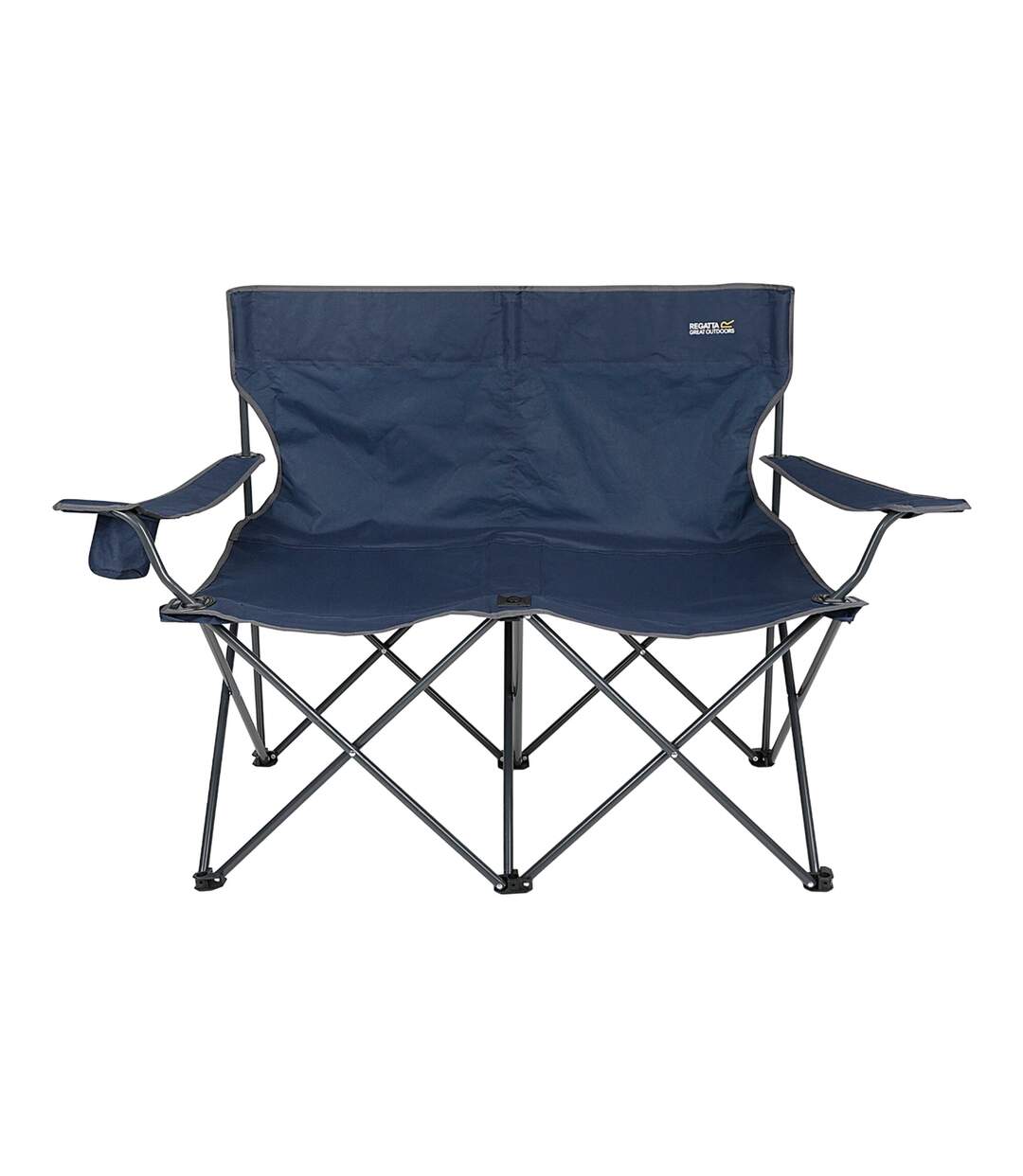 Isla logo travel 2 person camping chair one size navy/seal grey Regatta