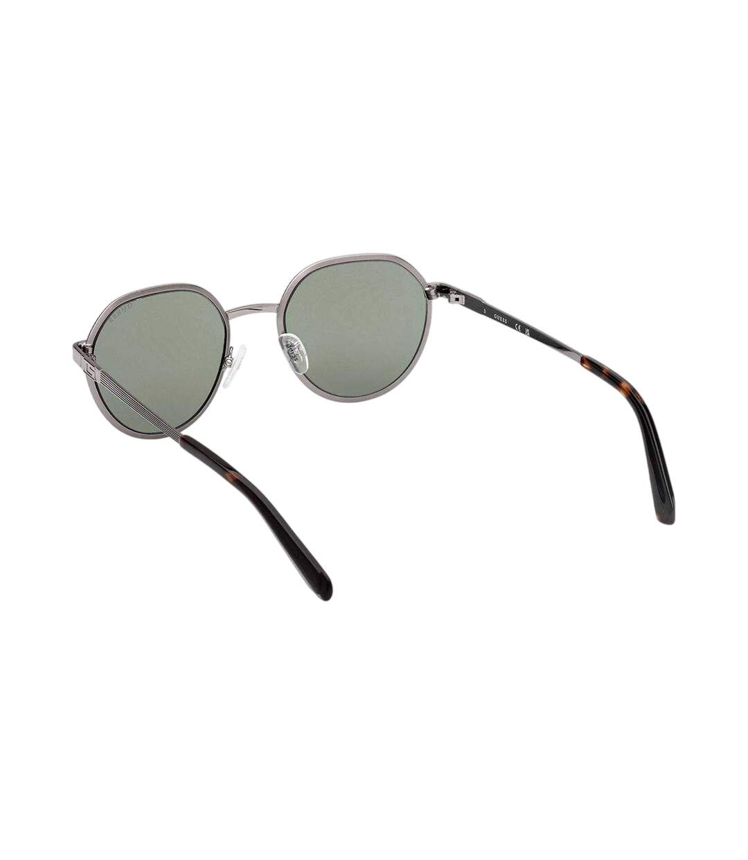 Lunettes De Soleil Motif/style Arrondi Adulte Taille Unique Argenté Foncé Guess-4