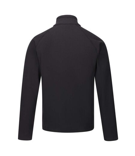 Great Outdoors Mens Kenger Half Zip Honeycomb Fleece Ash Regatta