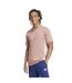 Mens Essential 3 Stripes Single Jersey T-shirt Clay White Adidas-4