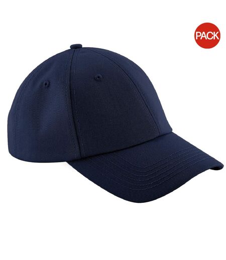 Lot de 2  casquettes adulte bleu marine Beechfield