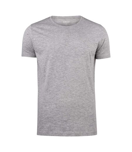 Mens Twoville Melange T-shirt White James Harvest