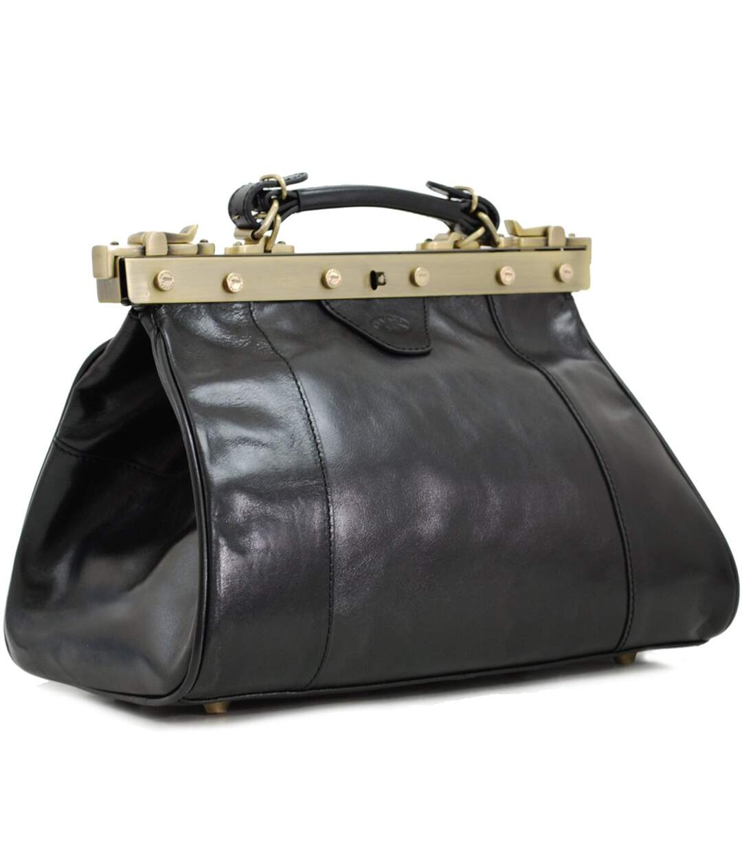 Katana - Sac à main en cuir Doctor Bag - noir - 6506-1