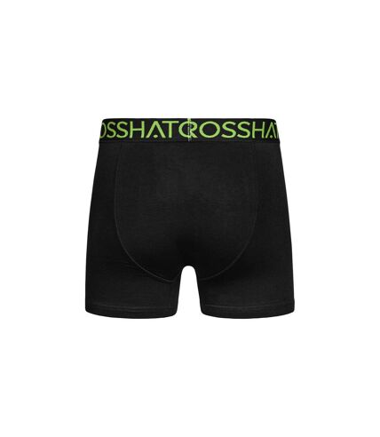 Pack of 3  Mens knightling pka boxer shorts  green/black Crosshatch