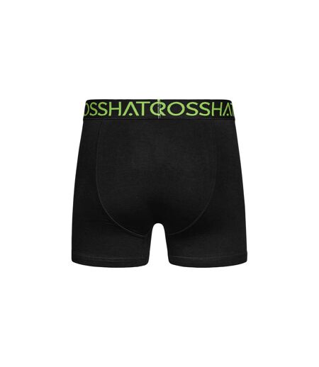 Pack of 3  Mens knightling pka boxer shorts  green/black Crosshatch