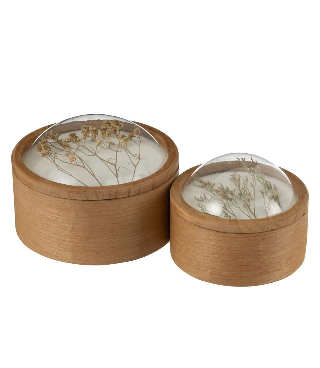 Boîte Déco en Bois Cereal 16cm Naturel-3