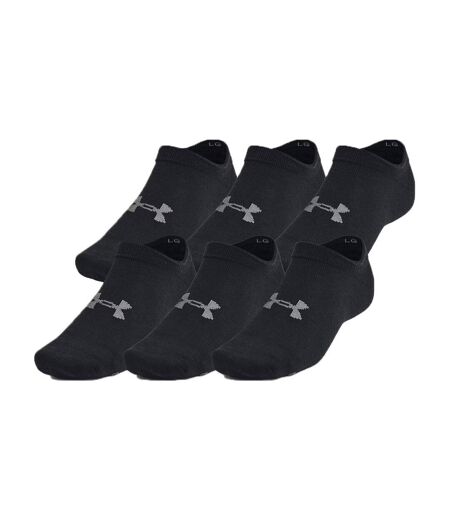 Lot de 3 paires de chaussettes noires mixte under armour unisex
