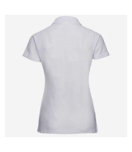 Jerzees Colours Ladies 65/35 Hard Wearing Pique Short Sleeve Polo Shirt (White)