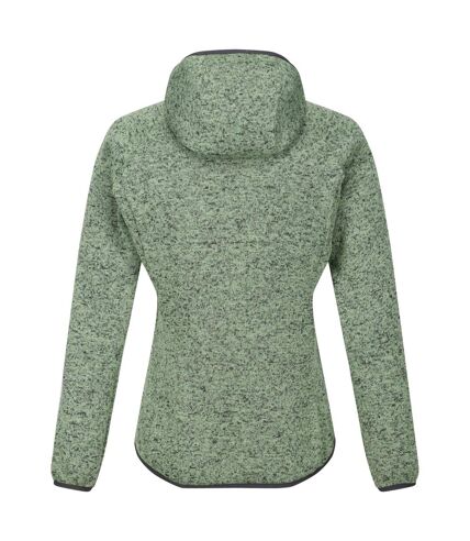 Regatta Womens/Ladies Newhill Marl Hooded Fleece Jacket (Quiet Green) - UTRG8830