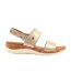 Sandales Riley Femme Jaune Or Lunar-2