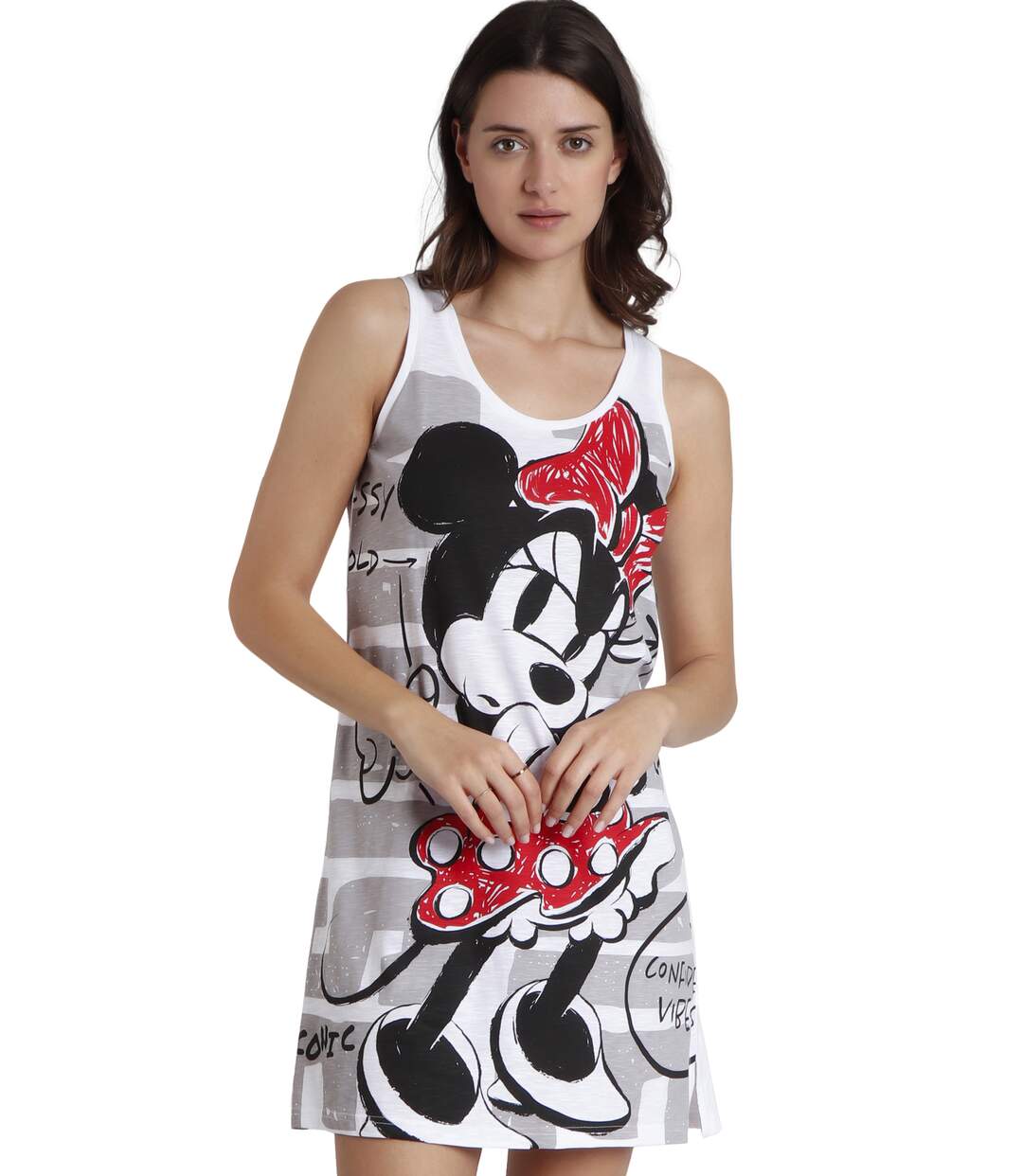 Chemise de nuit sans manches Stay True Disney Admas-1