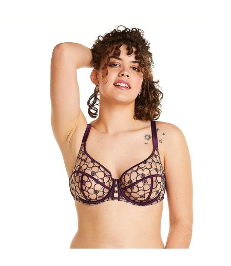 Soutien-gorge à armatures grand maintien violet Venus