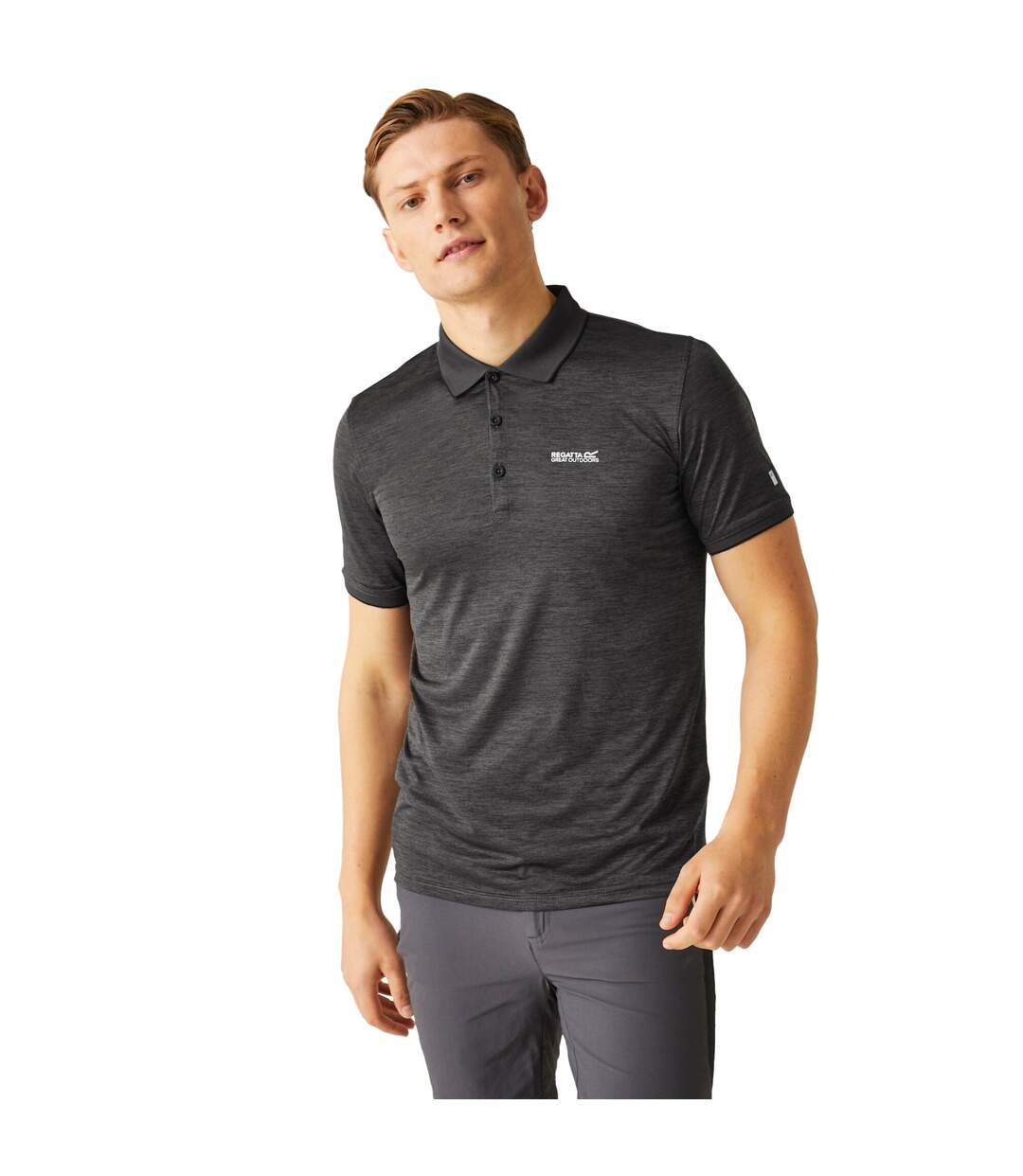 Mens Remex Ii Polo Shirt Ash Regatta-1