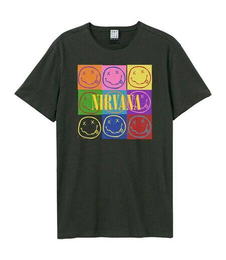 Amplified Unisex Adult Nine Square Nirvana T-Shirt (Charcoal) - UTGD1753
