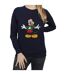 Disney - Sweat MICKEY MOUSE CHRISTMAS JUMPER - Femme (Bleu marine) - UTBI9100-3