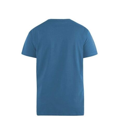 Duke Mens Signature 2 King Size Cotton V Neck T-Shirt (Teal)