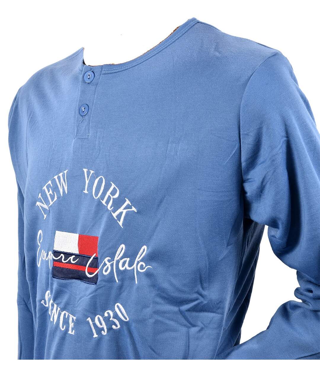 Pyjama Homme Long SWEET SECRET Q2752 NEW YORK BLEU-4