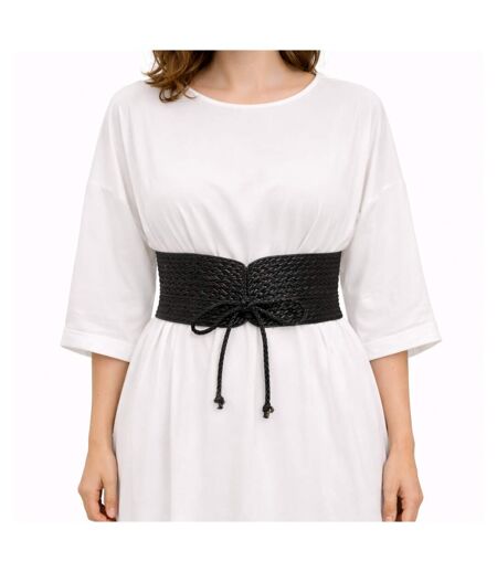 Ceinture large tressée BORAS – style bohème