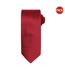 Lot de 2  Cravate à motif pied de poule homme taille unique rouge Premier-1