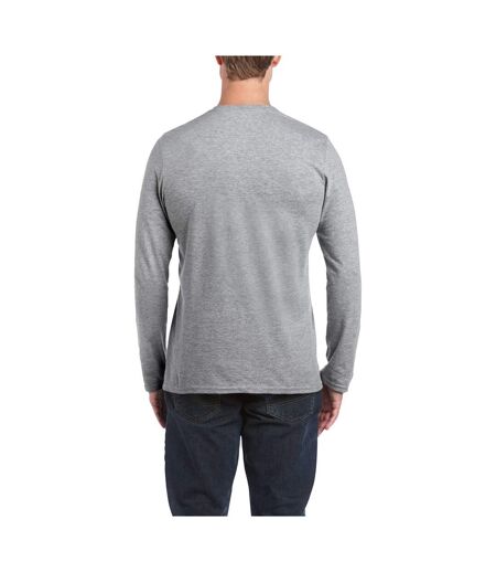 Gildan Mens Soft Style Long Sleeve T-Shirt (Sport Grey (RS)) - UTBC488