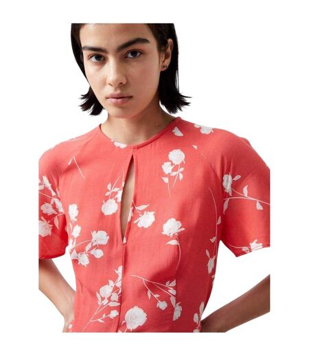Womens/ladies Keyhole Midi Dress Cayenne French Connection