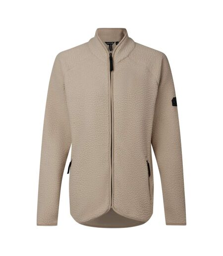 Veste Polaire Unie Col Montant Excursion Femme Blanc Cassé Dare 2B