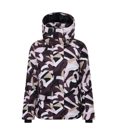 Blouson De Ski Motif/style Abstrait Allure Femme Lilas Foncé Dare 2B