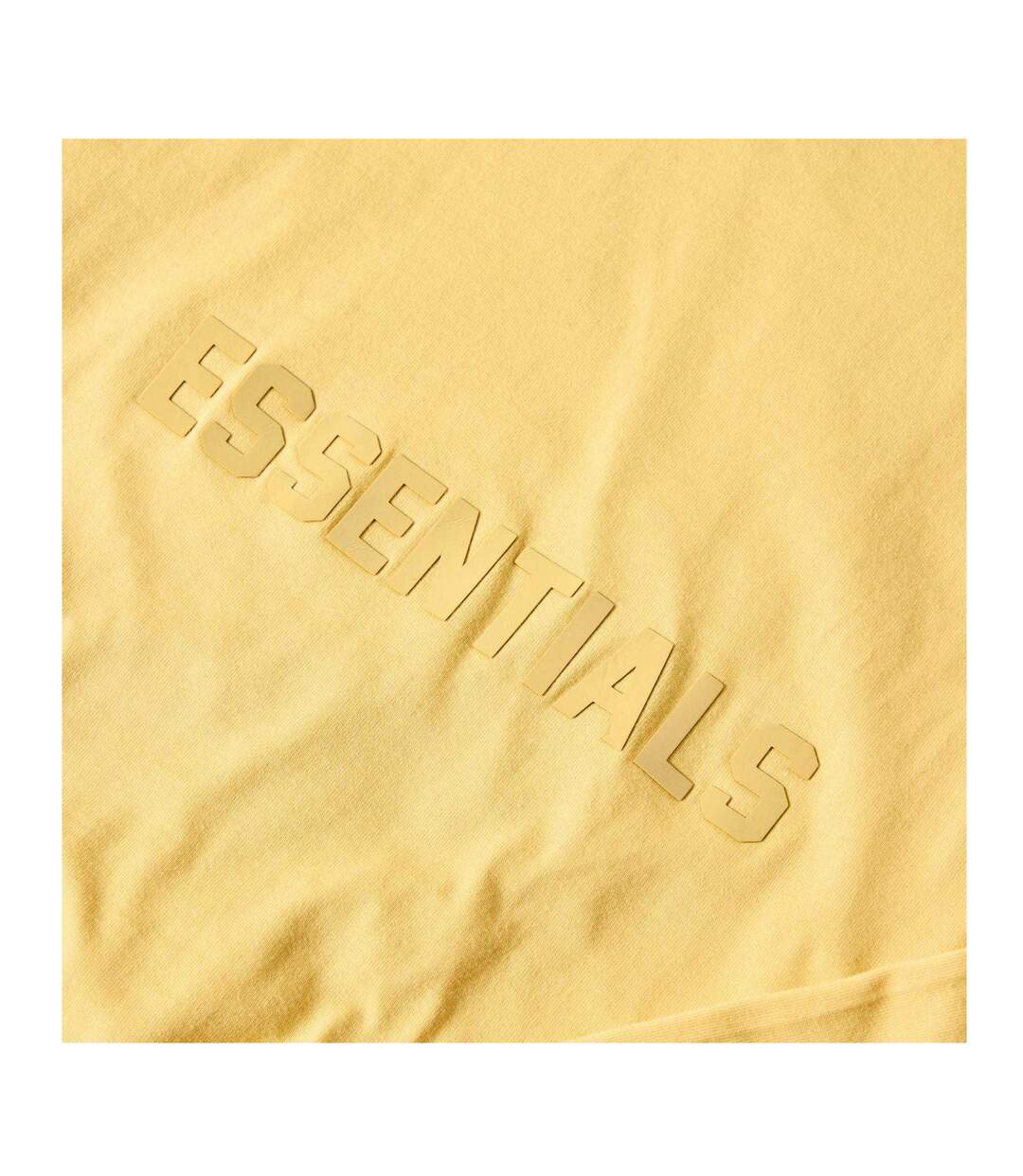 T-shirt Motif/style En Relief Homme Jaune Fear Of God Essentials-3