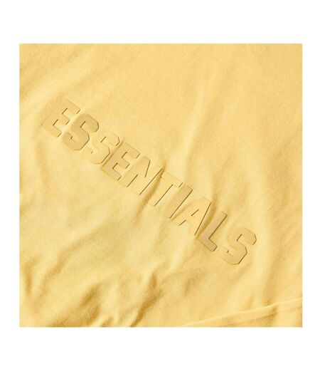 T-shirt Motif/style En Relief Homme Jaune Fear Of God Essentials