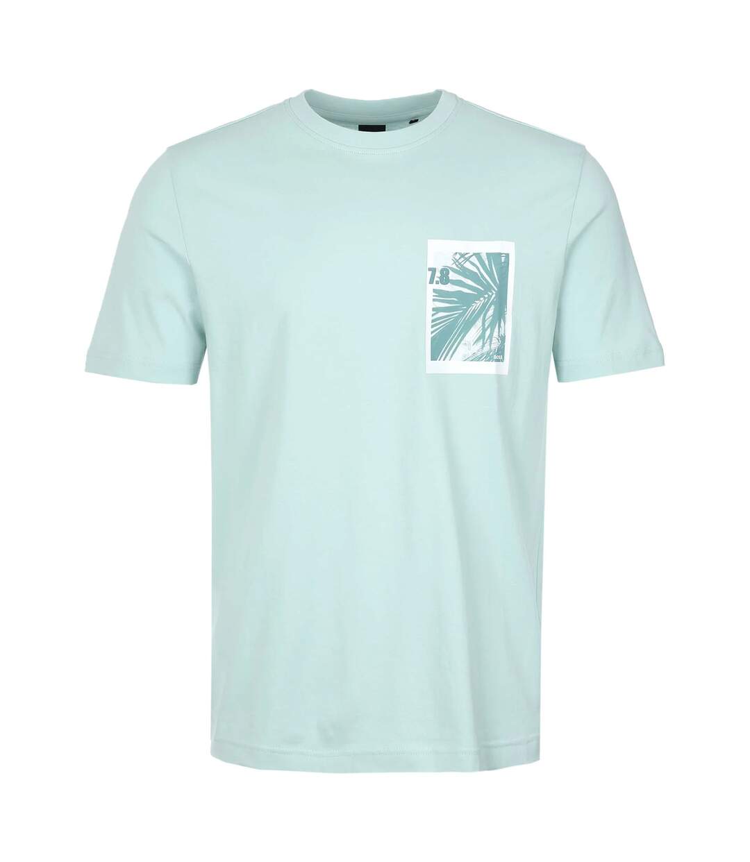 T-shirt Board Homme Turquoise Vif Boss-1