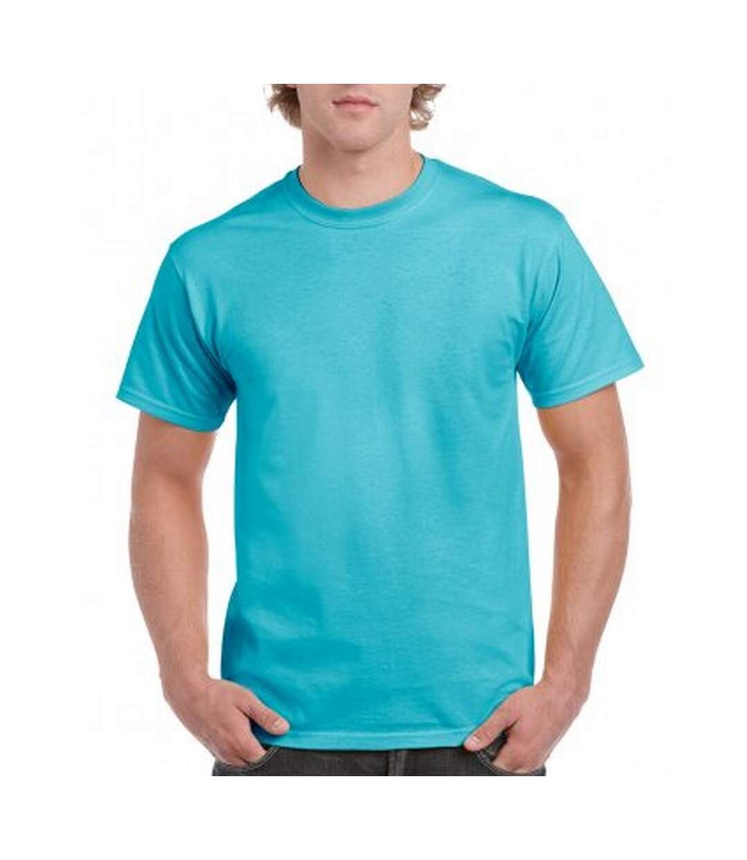 T-shirt hammer homme turquoise Gildan