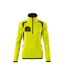 Pull Motif/style Deux Tons Accelerate Safe Femme Jaune Fluo Noir Mascot-1