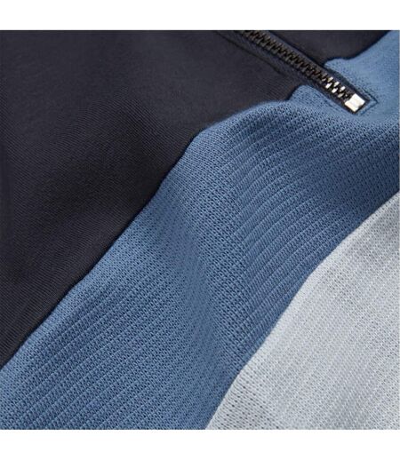 Mens Quarter Zip Fleece Top Navy Ted Baker