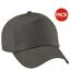 Beechfield Unisex Plain Original 5 Panel Baseball Cap (Pack of 2) (Olive) - UTRW6698-1