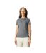 T-shirt softstyle femme graphite chiné Gildan