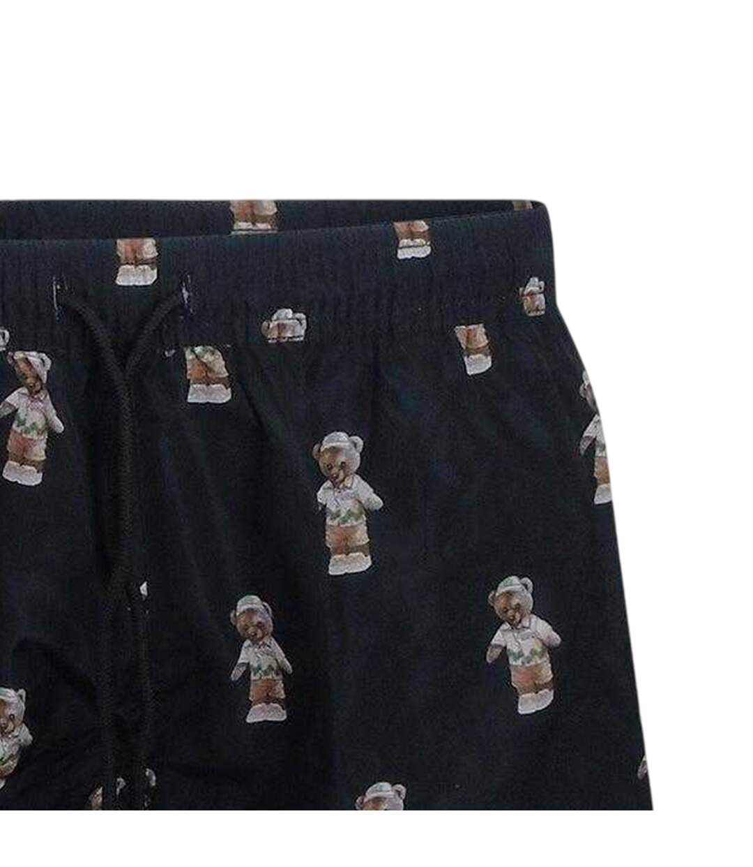 Mens Polyester Teddy Bear Swim Shorts Black Philipp Plein-3