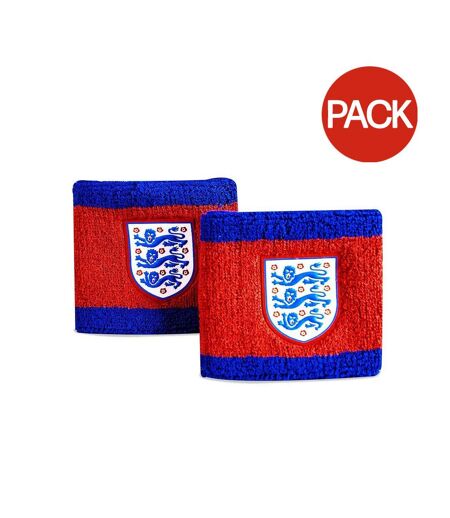 Pack of 2  Cotton wristband  one size red/blue England FA