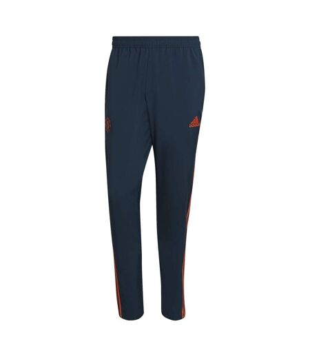 Mens 2022/23 Manchester United Fc Tracksuit Bottoms Navy Adidas