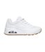 Womens/ladies Uno Stand On Air Trainers White Skechers-2