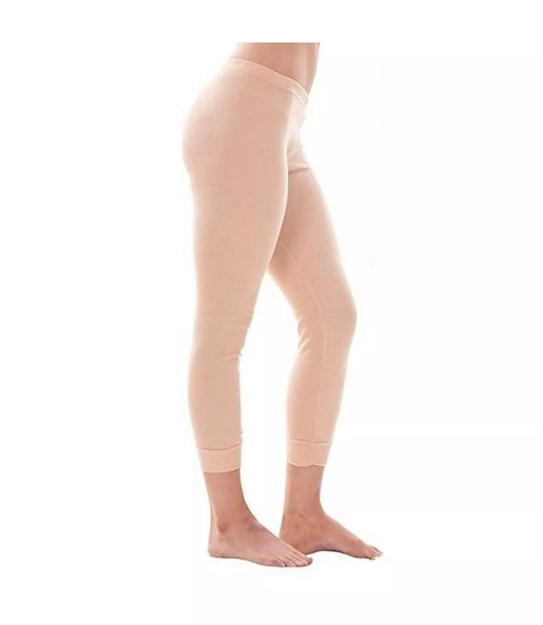 Leggings Thermiques Heatforce Femme Beige Keanu-3