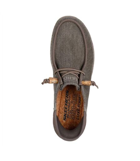 Chaussures Berlaine Homme Kaki Skechers