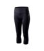 Womens/ladies Sariu 3/4 Leggings Black Martes-3