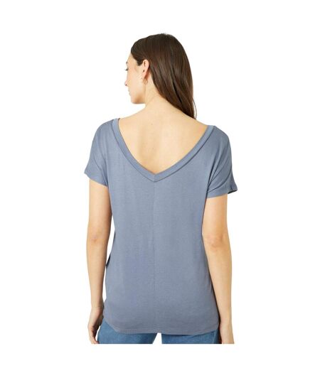 Maine Womens/Ladies Slouch T-Shirt (Gray)