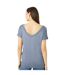 Maine Womens/Ladies Slouch T-Shirt (Gray)