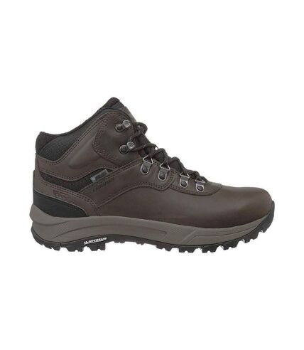 Bottines de marche altitude homme marron foncé Hi-Tec